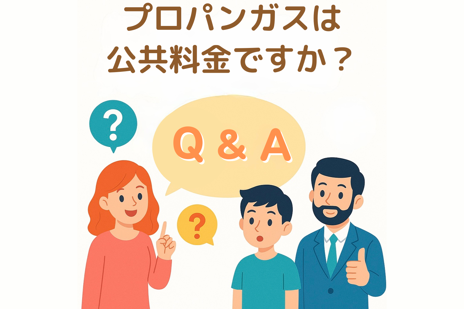 プロパンガスは公共料金ですか？