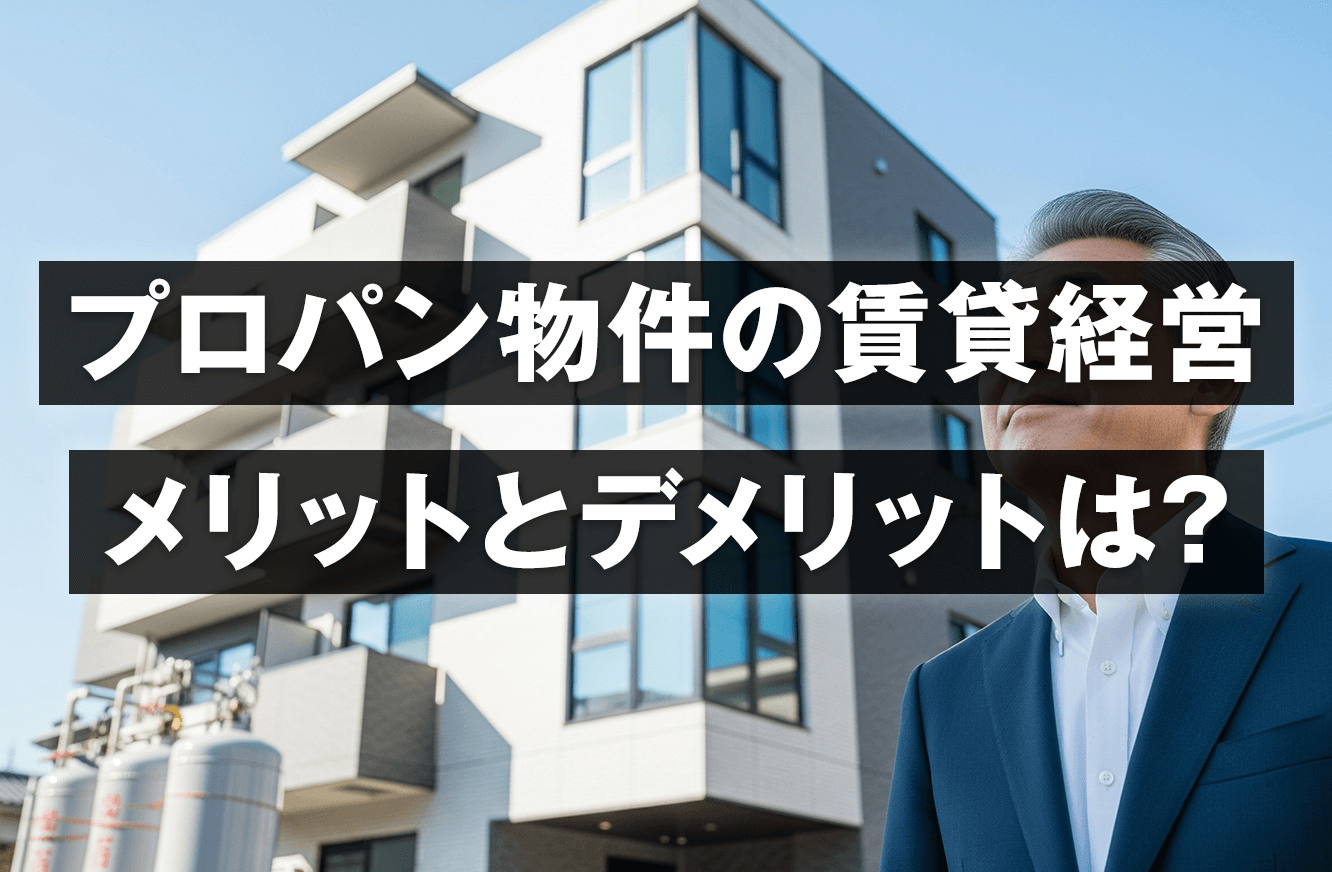 プロパンガスの賃貸アパート経営のメリット・デメリット