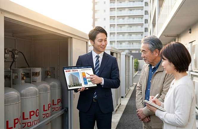 分譲マンションでプロパンガスを乗り換えるメリット